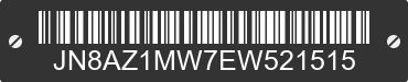 2014 NISSAN Murano JN8AZ1MW7EW521515 VIN decoded