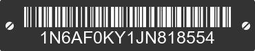 2018 NISSAN NV 1N6AF0KY1JN818554 VIN decoded