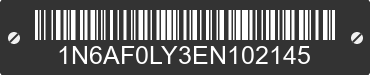 2014 NISSAN NV 1N6AF0LY3EN102145 VIN decoded