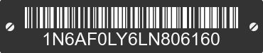 2020 NISSAN NV 1N6AF0LY6LN806160 VIN decoded