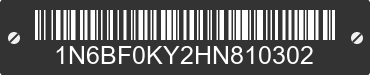 2017 NISSAN NV 1N6BF0KY2HN810302 VIN decoded
