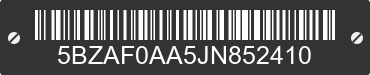 2018 NISSAN NV 5BZAF0AA5JN852410 VIN decoded