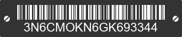 2016 NISSAN NV200 3N6CMOKN6GK693344 VIN decoded