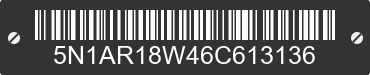 2006 NISSAN Pathfinder 5N1AR18W46C613136 VIN decoded