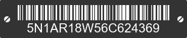 2006 NISSAN Pathfinder 5N1AR18W56C624369 VIN decoded