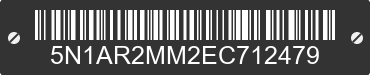 2014 NISSAN Pathfinder 5N1AR2MM2EC712479 VIN decoded