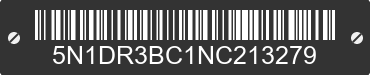 2022 NISSAN Pathfinder 5N1DR3BC1NC213279 VIN decoded