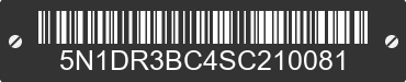 2025 NISSAN Pathfinder 5N1DR3BC4SC210081 VIN decoded