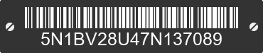 2007 NISSAN Quest 5N1BV28U47N137089 VIN decoded