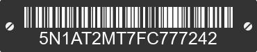 2015 NISSAN Rogue 5N1AT2MT7FC777242 VIN decoded