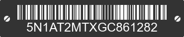2016 NISSAN Rogue 5N1AT2MTXGC861282 VIN decoded