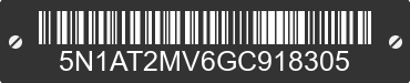 2016 NISSAN Rogue 5N1AT2MV6GC918305 VIN decoded