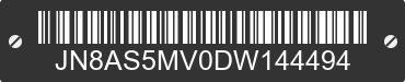 2013 NISSAN Rogue JN8AS5MV0DW144494 VIN decoded