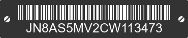 2012 NISSAN Rogue JN8AS5MV2CW113473 VIN decoded