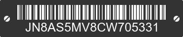 2012 NISSAN Rogue JN8AS5MV8CW705331 VIN decoded
