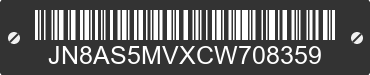 2012 NISSAN Rogue JN8AS5MVXCW708359 VIN decoded