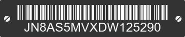 2013 NISSAN Rogue JN8AS5MVXDW125290 VIN decoded