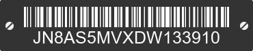 2013 NISSAN Rogue JN8AS5MVXDW133910 VIN decoded
