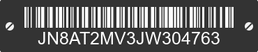 2018 NISSAN Rogue JN8AT2MV3JW304763 VIN decoded