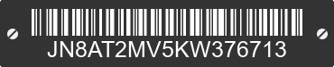 2019 NISSAN Rogue JN8AT2MV5KW376713 VIN decoded
