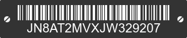 2018 NISSAN Rogue JN8AT2MVXJW329207 VIN decoded