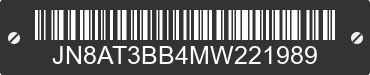 2021 NISSAN Rogue JN8AT3BB4MW221989 VIN decoded