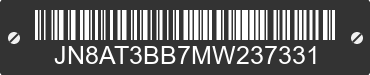 2021 NISSAN Rogue JN8AT3BB7MW237331 VIN decoded