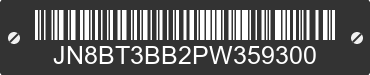 2023 NISSAN Rogue JN8BT3BB2PW359300 VIN decoded