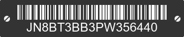 2023 NISSAN Rogue JN8BT3BB3PW356440 VIN decoded