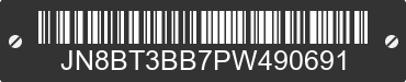 2023 NISSAN Rogue JN8BT3BB7PW490691 VIN decoded