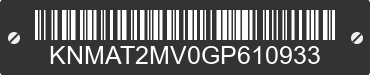 2016 NISSAN Rogue KNMAT2MV0GP610933 VIN decoded