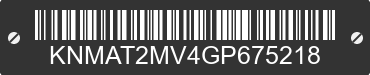 2016 NISSAN Rogue KNMAT2MV4GP675218 VIN decoded