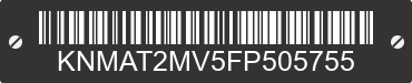 2015 NISSAN Rogue KNMAT2MV5FP505755 VIN decoded