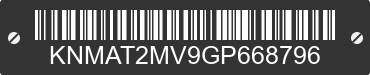 2016 NISSAN Rogue KNMAT2MV9GP668796 VIN decoded