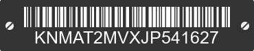 2018 NISSAN Rogue KNMAT2MVXJP541627 VIN decoded