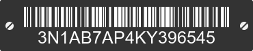 2019 NISSAN Sentra 3N1AB7AP4KY396545 VIN decoded
