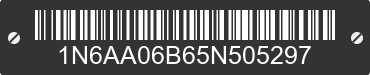 2005 NISSAN Titan 1N6AA06B65N505297 VIN decoded