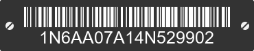 2004 NISSAN Titan 1N6AA07A14N529902 VIN decoded