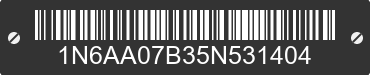 2005 NISSAN Titan 1N6AA07B35N531404 VIN decoded