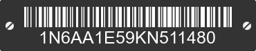 2019 NISSAN Titan 1N6AA1E59KN511480 VIN decoded