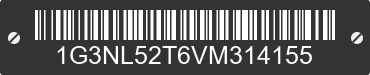 1997 OLDSMOBILE Achieva 1G3NL52T6VM314155 VIN decoded