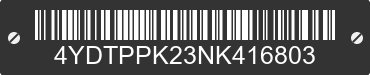 2022 PASSPORT Passport 4YDTPPK23NK416803 VIN decoded