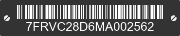 2021 PEACH CARGO Peach Cargo 7FRVC28D6MA002562 VIN decoded