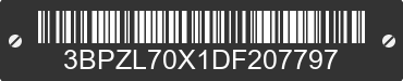 2013 PETERBILT 320 3BPZL70X1DF207797 VIN decoded