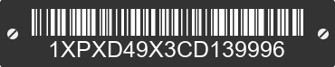 2012 PETERBILT 389 1XPXD49X3CD139996 VIN decoded