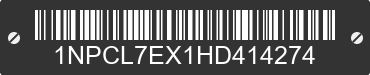 2017 PETERBILT 567 1NPCL7EX1HD414274 VIN decoded