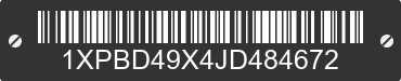 2018 PETERBILT 579 1XPBD49X4JD484672 VIN decoded