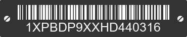 2017 PETERBILT 579 1XPBDP9XXHD440316 VIN decoded