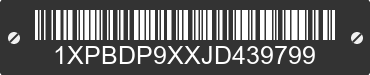 2018 PETERBILT 579 1XPBDP9XXJD439799 VIN decoded