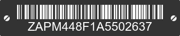 2010 PIAGGIO AND VESPA LX / LXV / S / FLY ZAPM448F1A5502637 VIN decoded